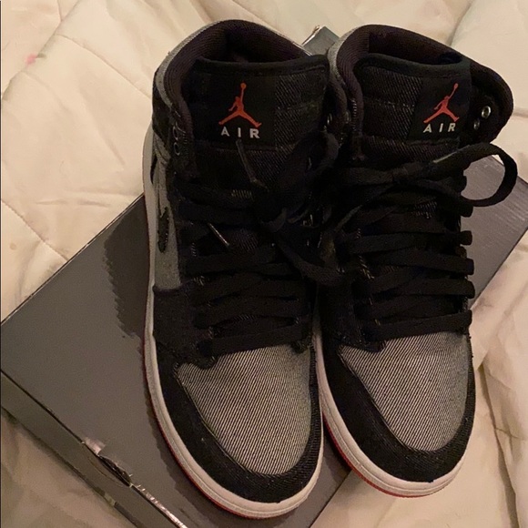 ❗️SOLD❗️Air Jordan 1s Canvas High Tops ✨🍭 - Picture 1 of 4